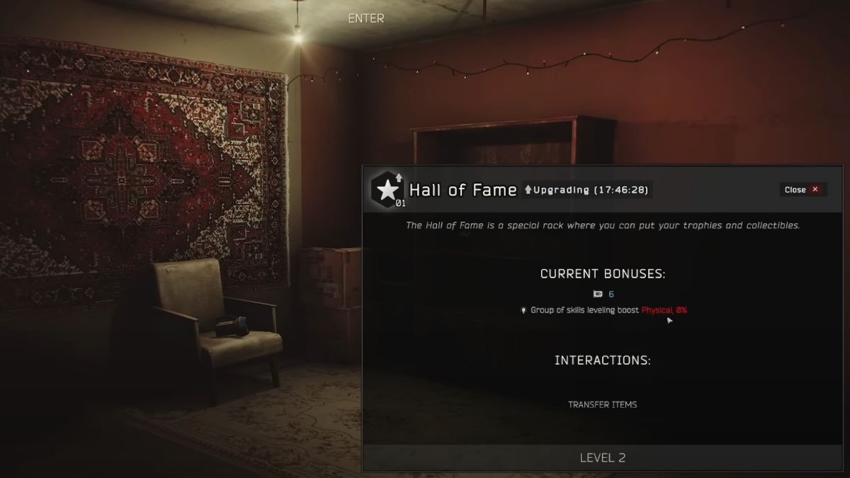 Hall of Fame guide in Escape From Tarkov.