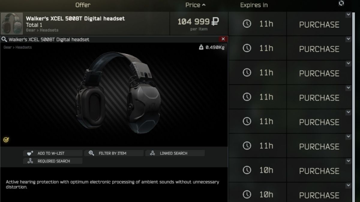 Best headset in Escape From Tarkov.