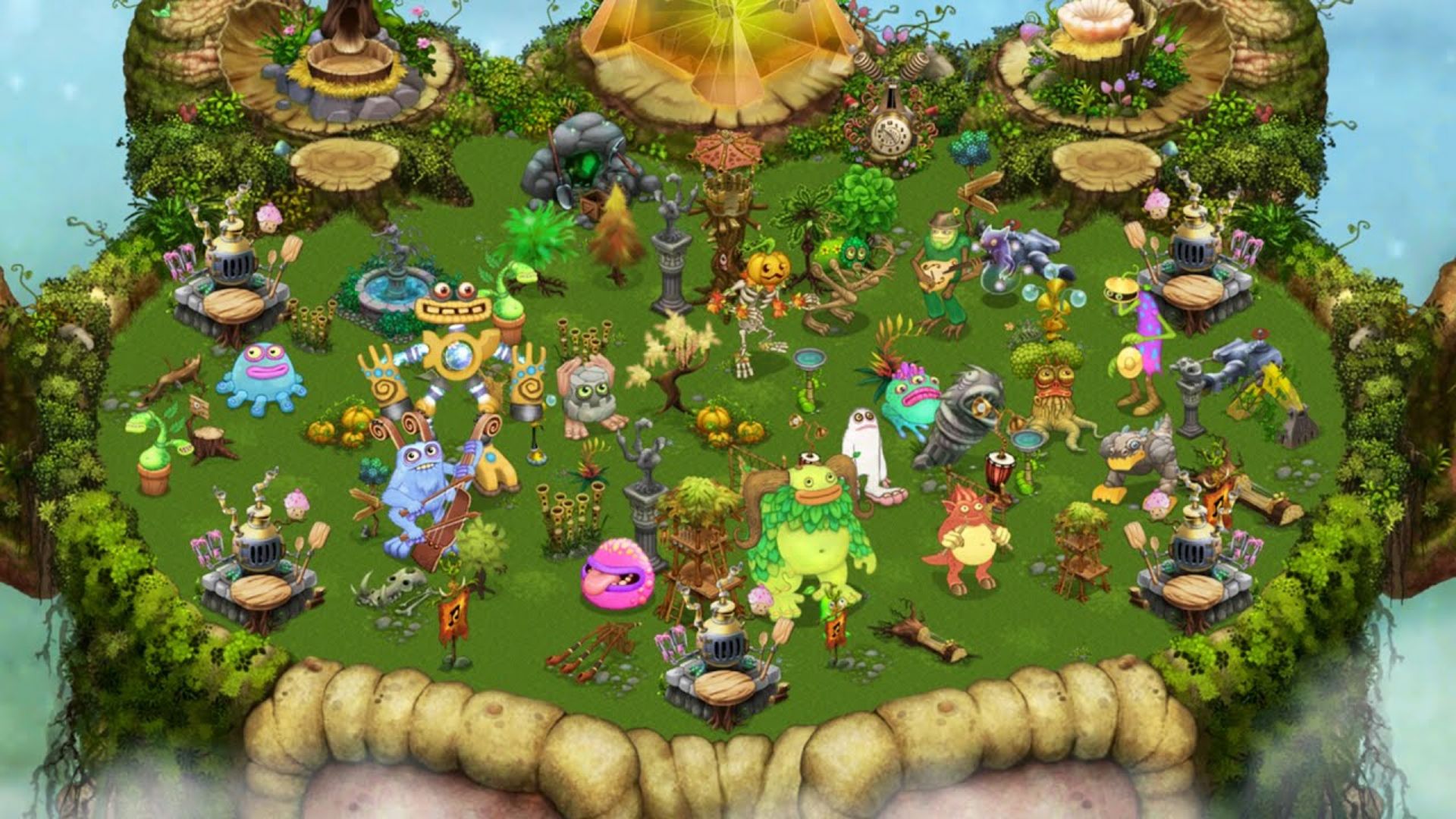 All air island monsters and breeding combos in My Singing Monster.