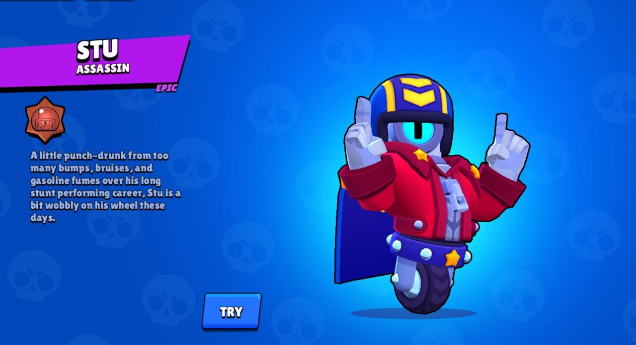 Stu in Brawl Stars Overview