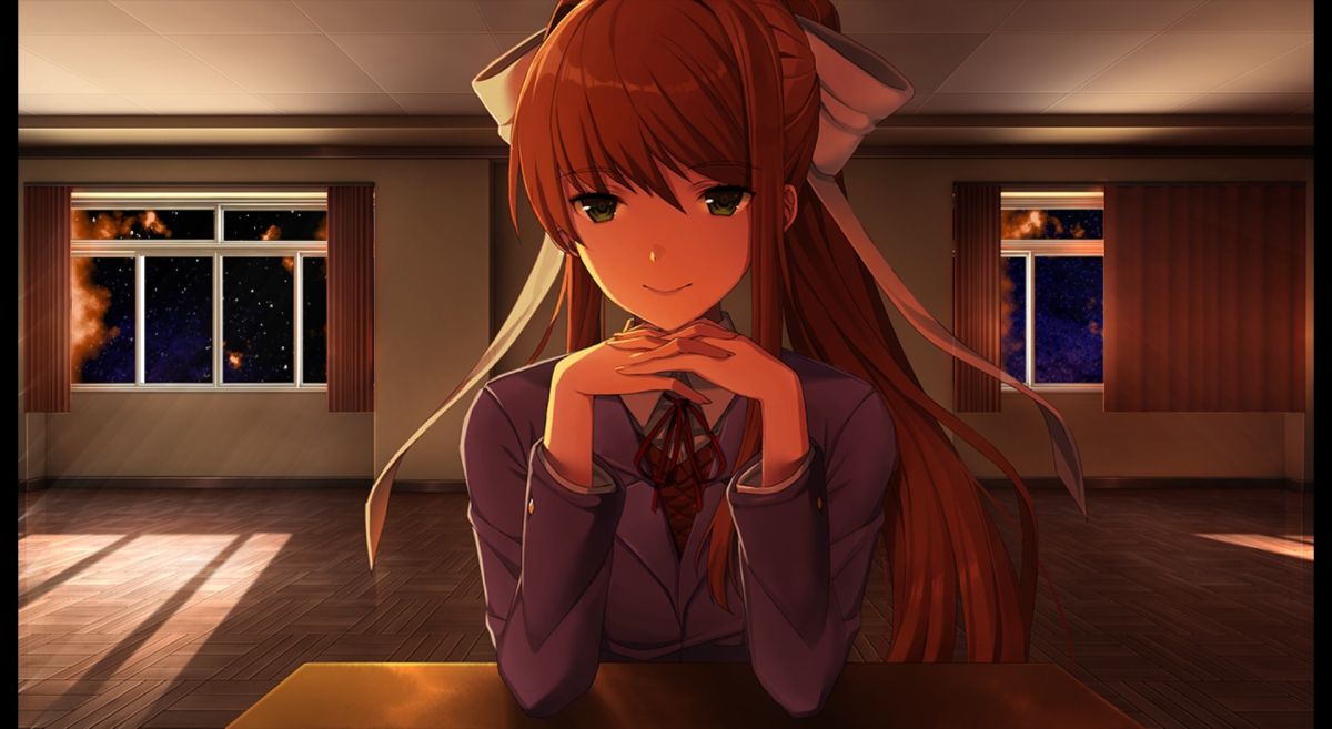 Doki Doki Literature Club Monika