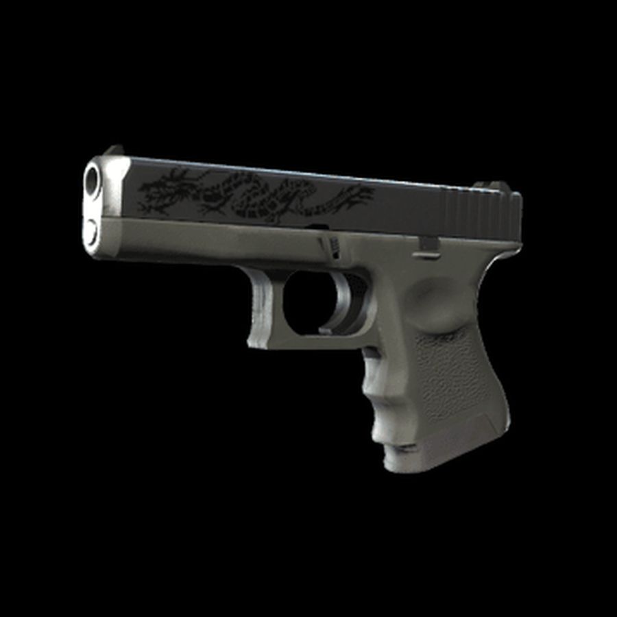 Glock 18 Dragon Tattoo