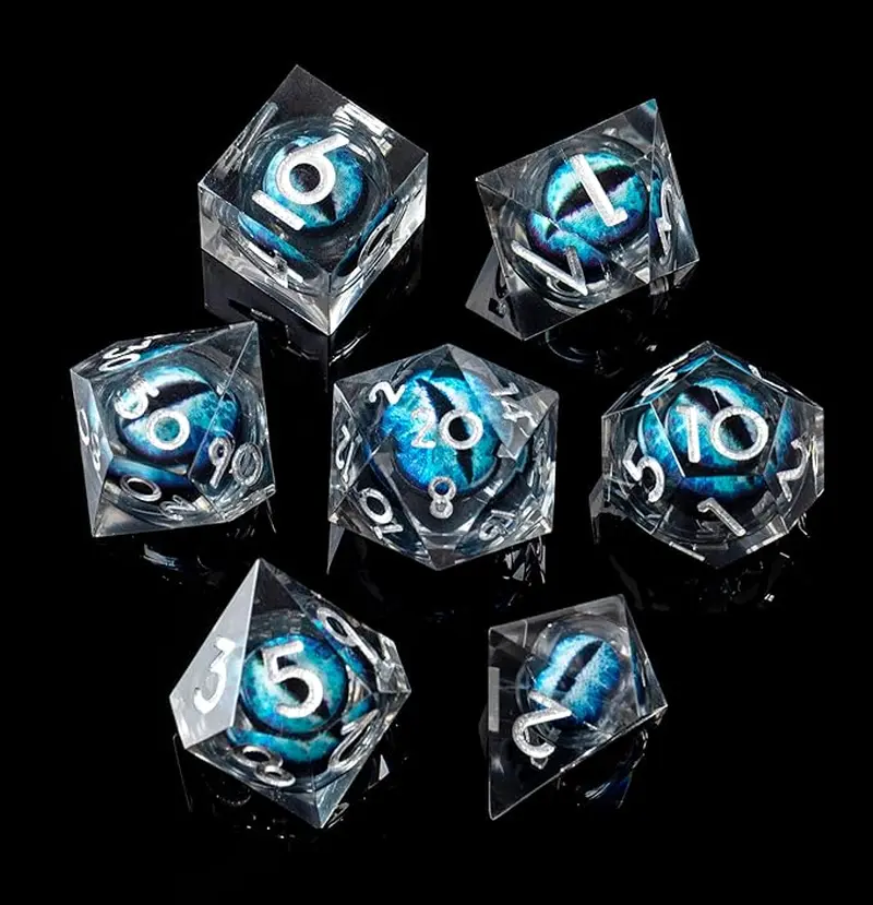 Beholder Dragon Eye DND Dice Set