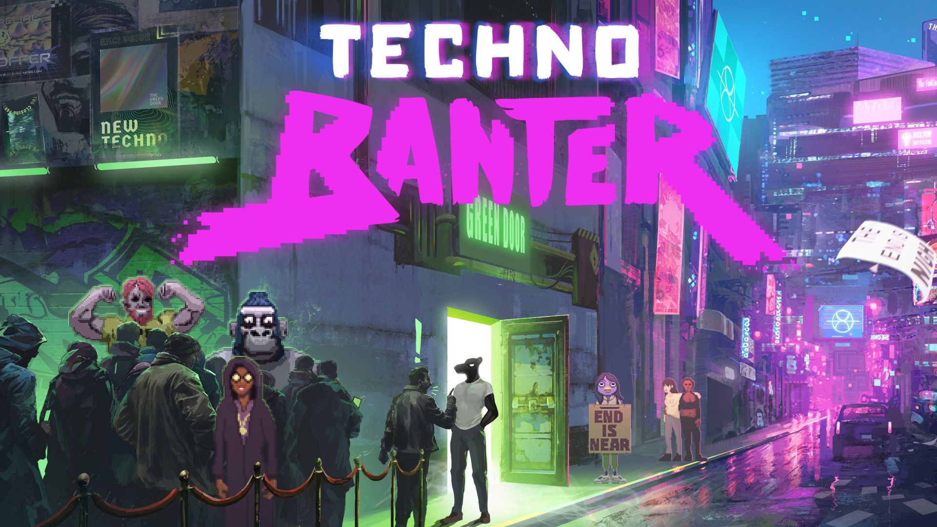 Techno Banter game banner