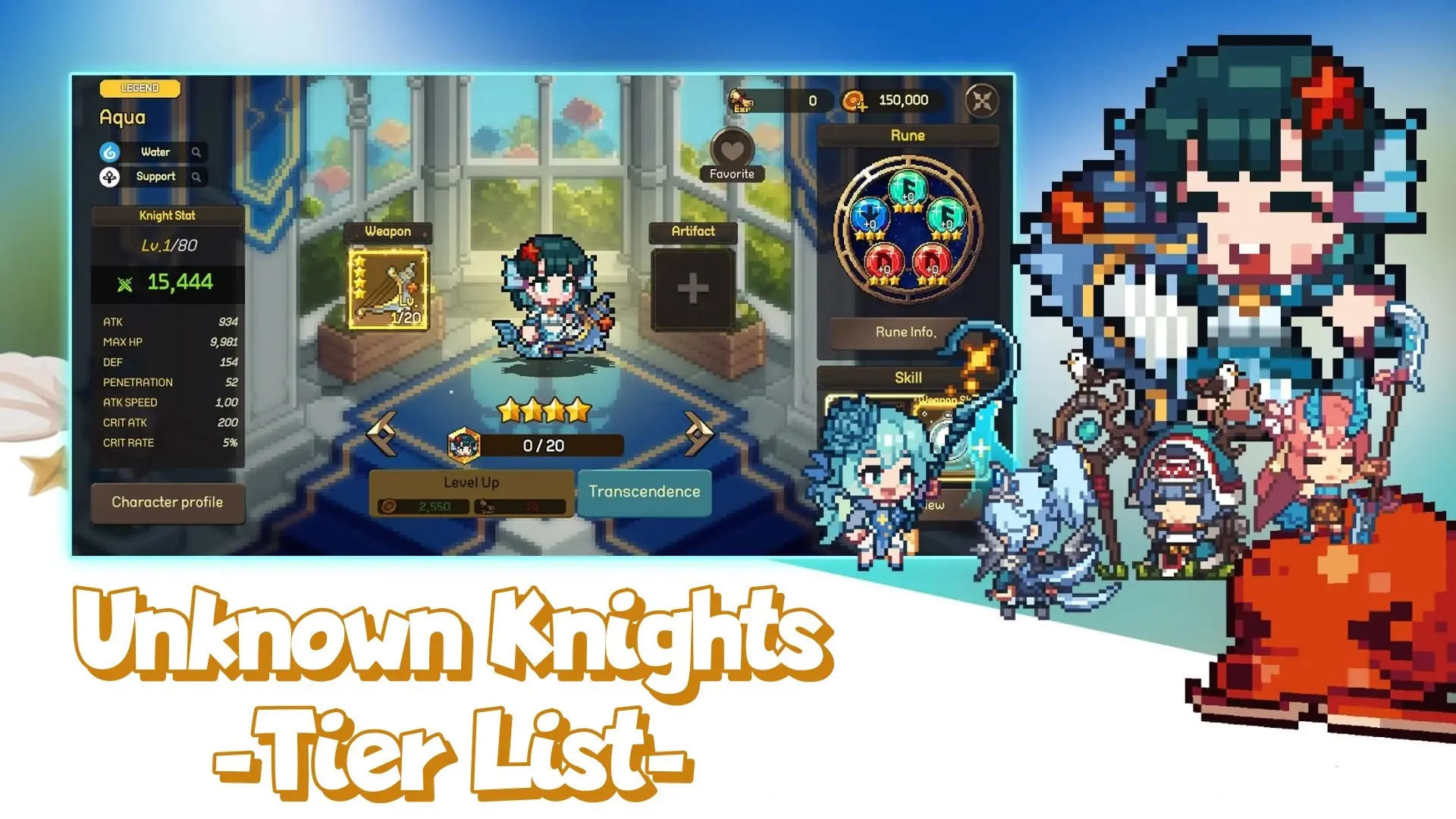 Unknown Knights Tier List Featured Image