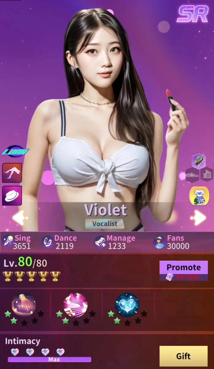 Violet SR Girl