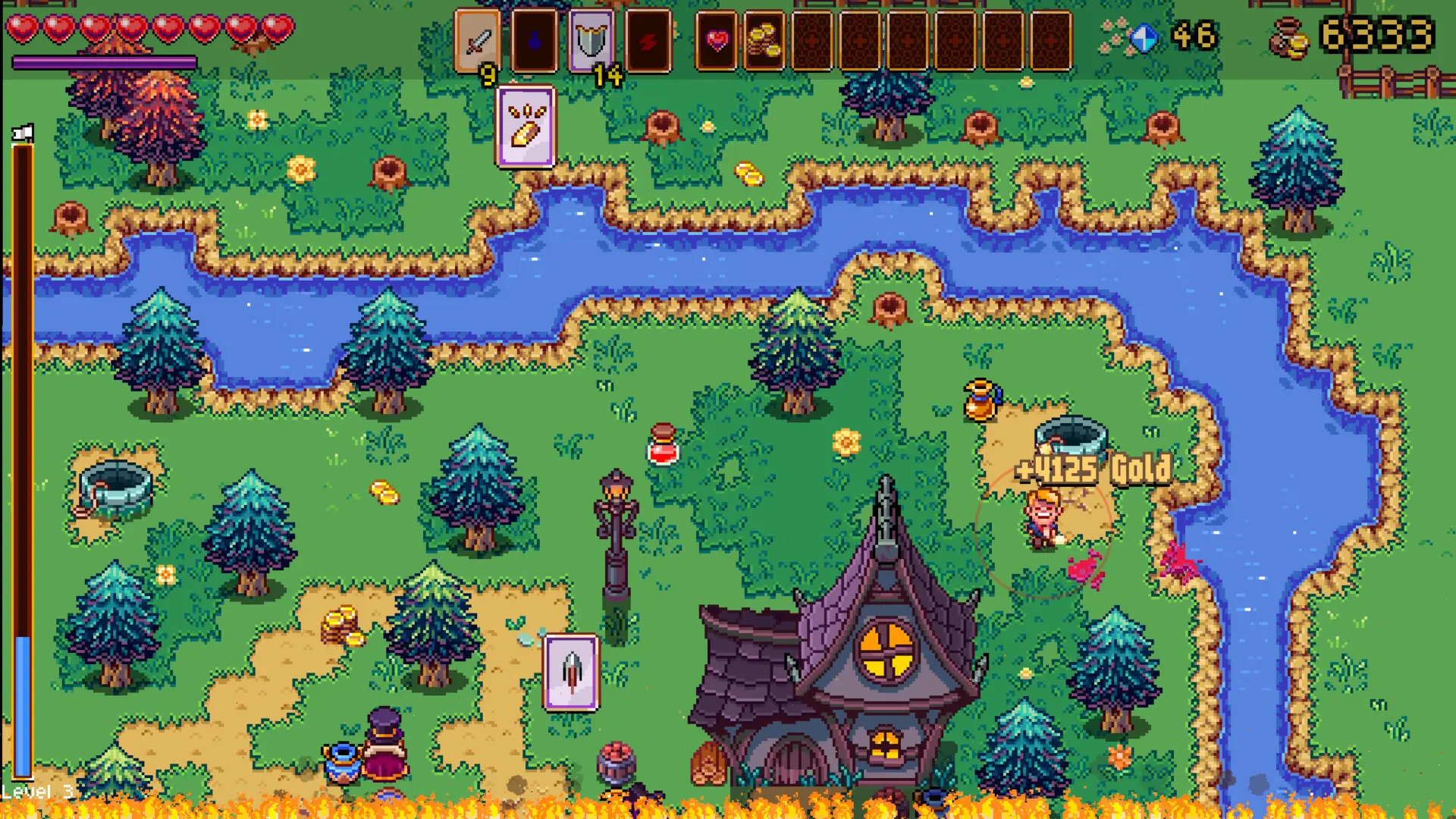Death by Scrolling gameplay image