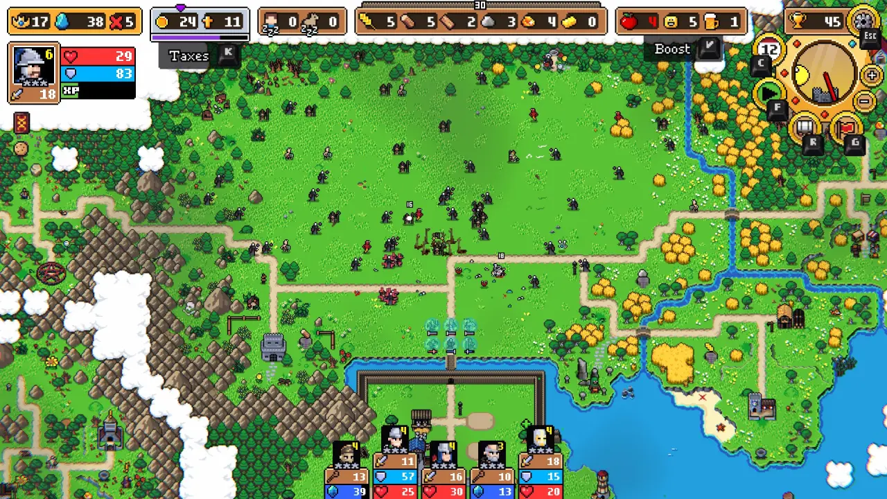 Kingdom screenshot at day 12