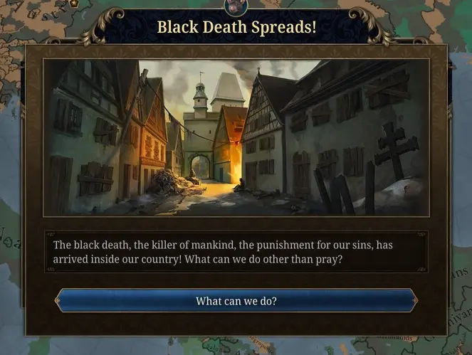Black Death in Europa Universalis V