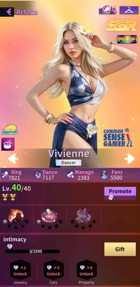 Vivienne Stats