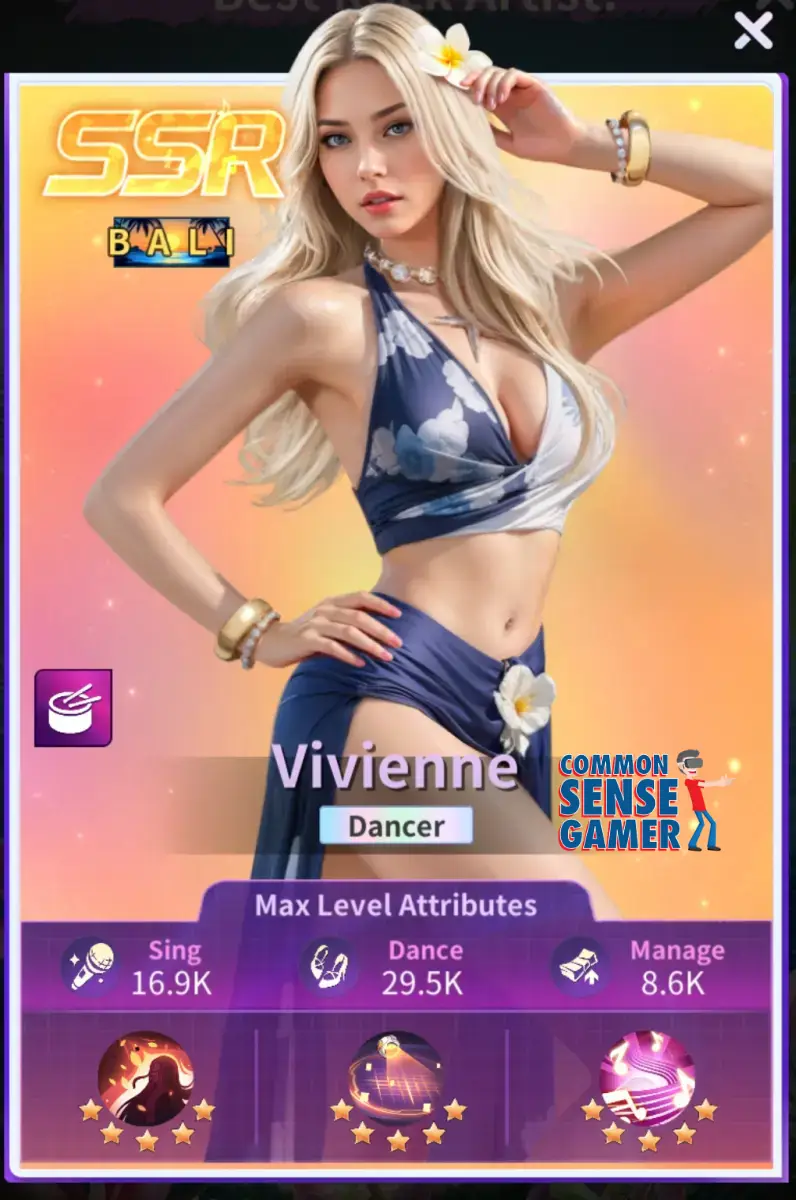 Vivienne Top Girl Adventure Abroad Bali Character