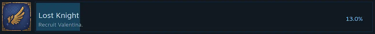 Lost Knight achievement