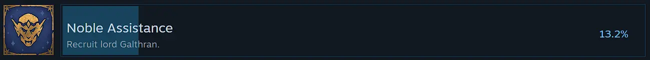 Noble Assistance achievement