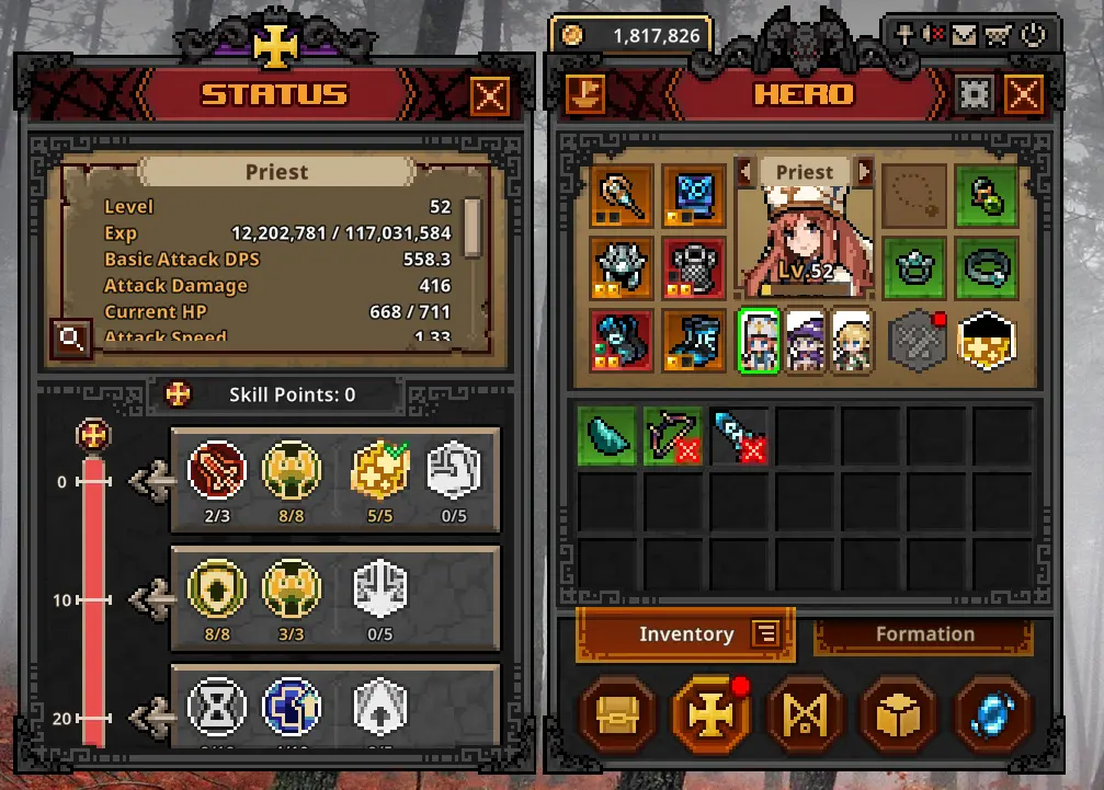 Priest Build for Stage 2-8