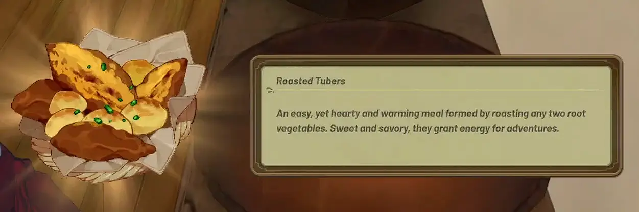 Roasted Tubers Cooked