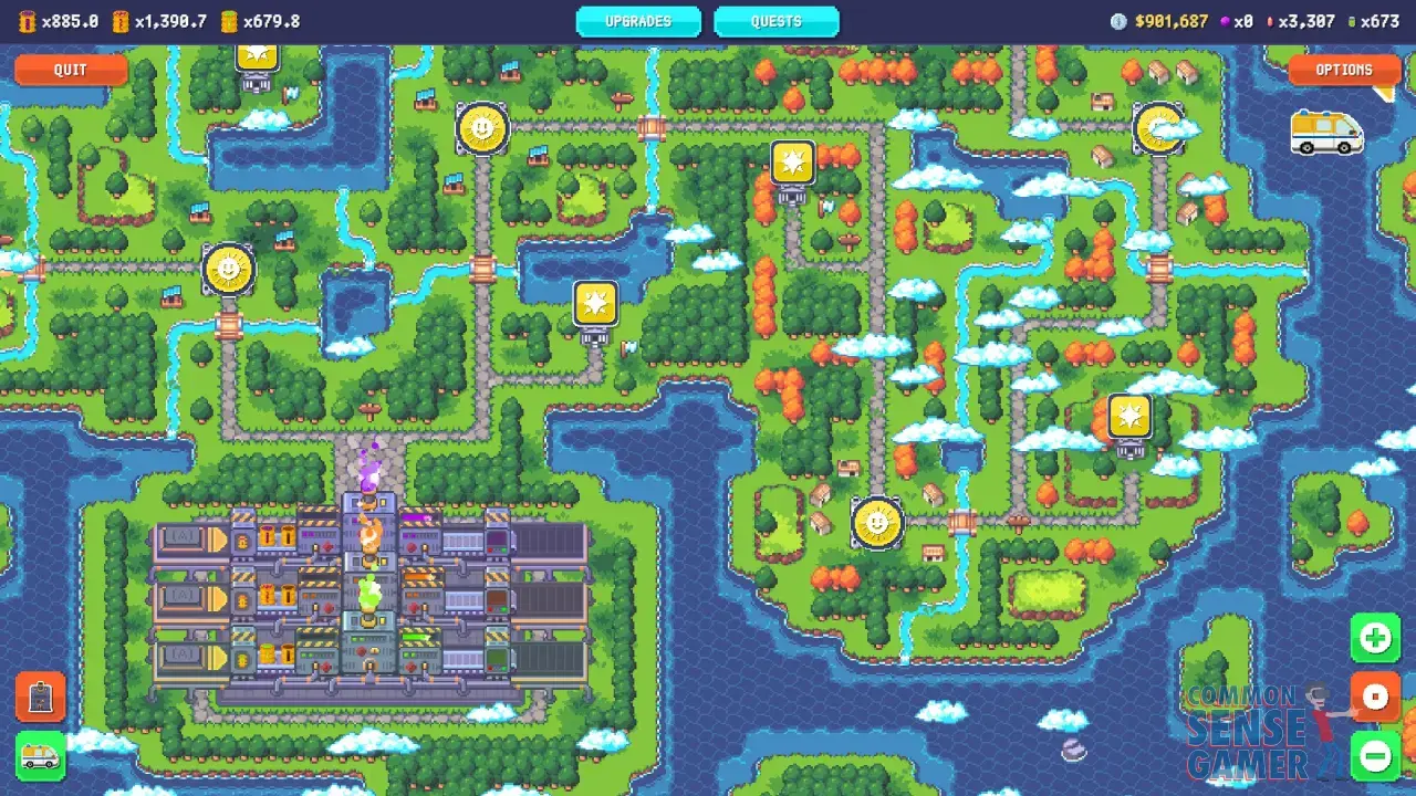 Sludgineers resource production is automated