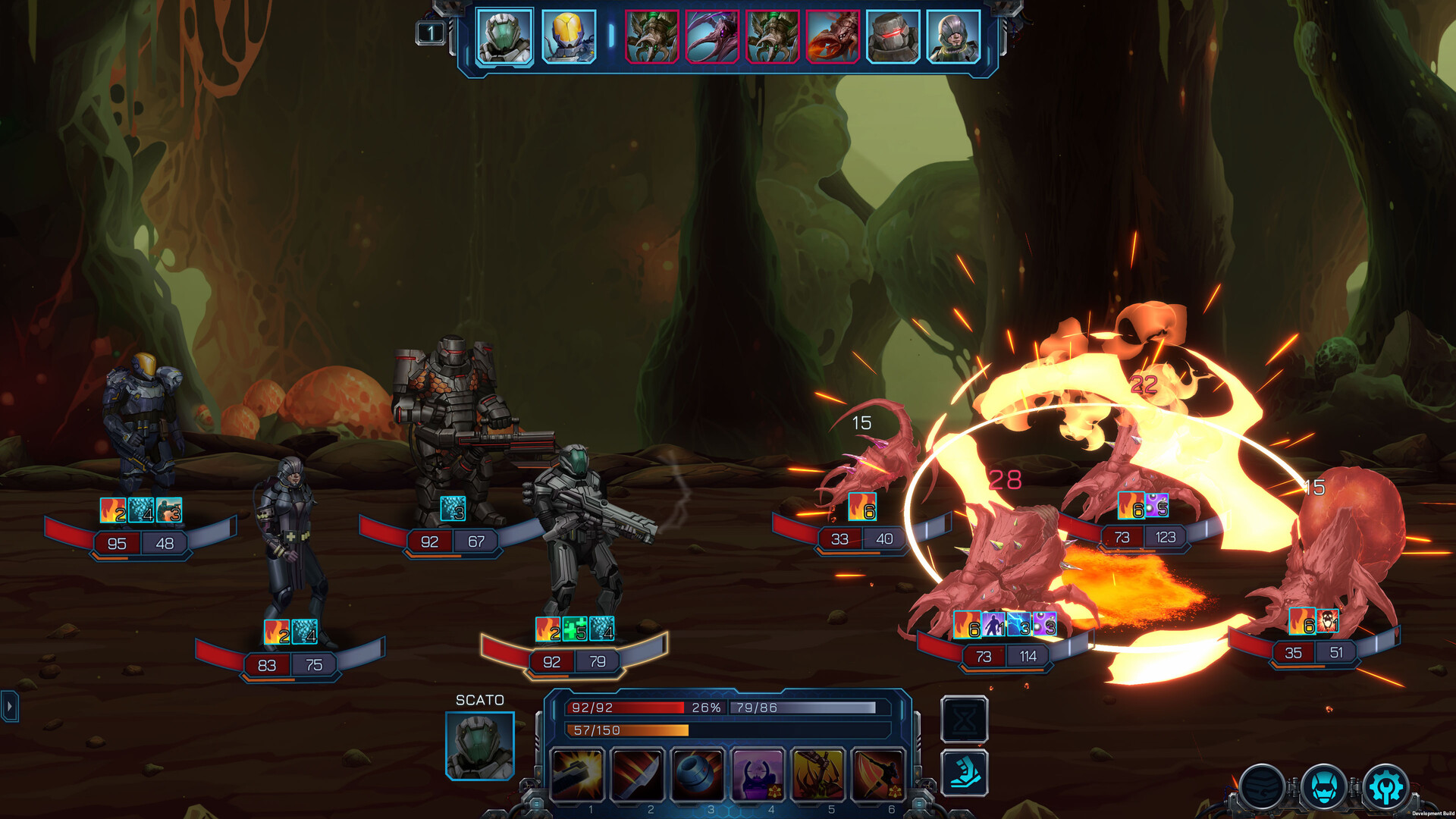 Tenebris Terra Incognita fight gameplay